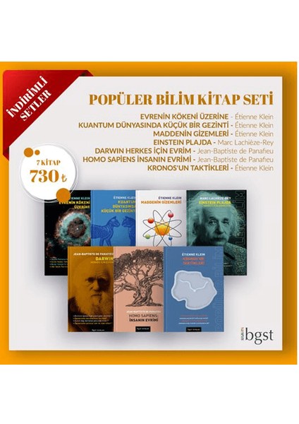 Popüler Bilim Kitap Seti (7 Kitap Takım)