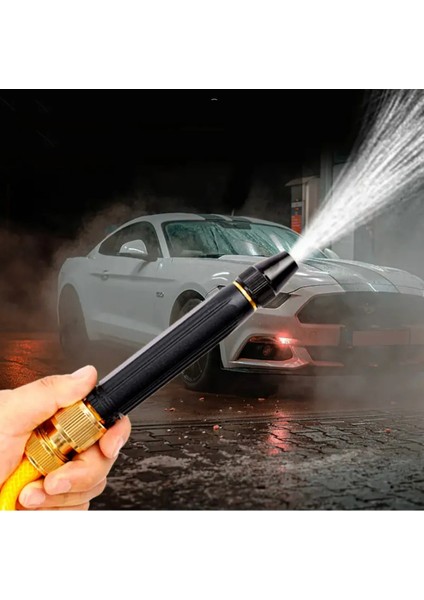 Yüksek Basınçlı Hortum Ucu Tazyikli Araba Yıkama Su Tabancası Bahçe Hortum Ucu Püskürtme Başlığı fiyatları