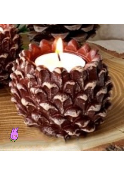 6cm Kozalak Tealight Mumluk Silikon Kalıp K-402 fırsatları