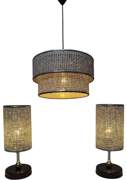 Rattan Gümüş Siyah Model Takım fırsatları
