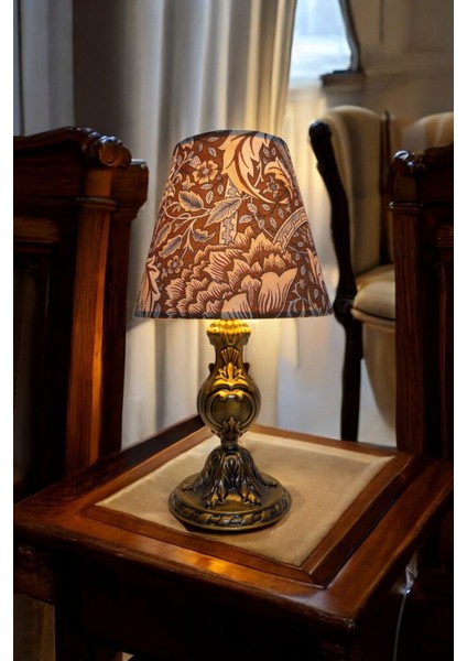Kumaş Model Lüx Retro Gece ve Masa Lambası