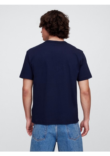 Erkek Siyah Gap Logo T-Shirt fırsatları