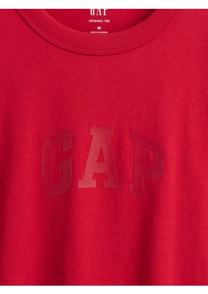 Erkek Kırmızı Gap Logo T-Shirt modelleri