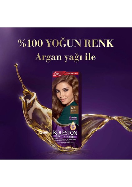 Koleston Intense Saç Boyası 6/7 Çikolata Kahve - Salon Kalitesi