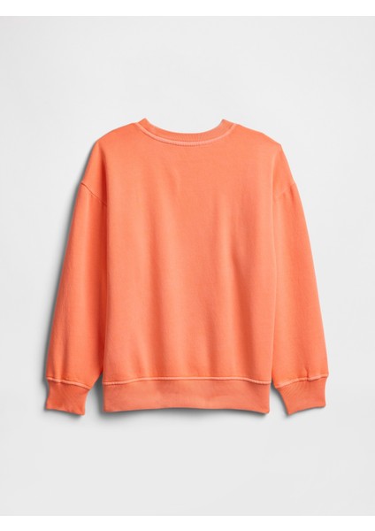 Erkek Çocuk Turuncu Vintagesoft Bisiklet Yaka Sweatshirt modelleri