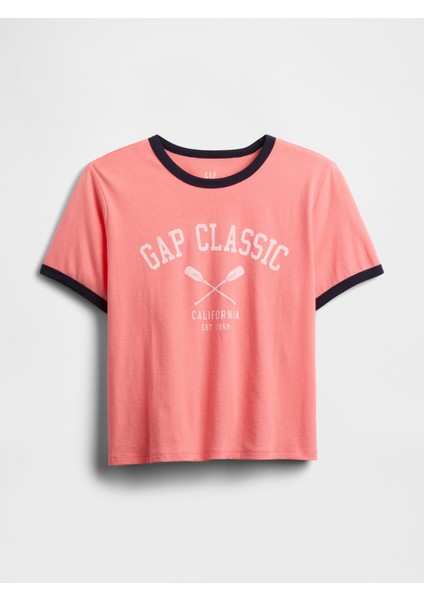 Kadın Pembe Gap Logo T-Shirt fiyatları