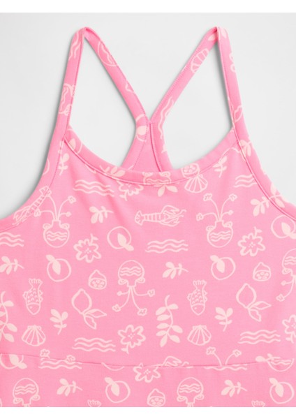 Kız Çocuk Pembe Askılı Easy Elbise fiyatları