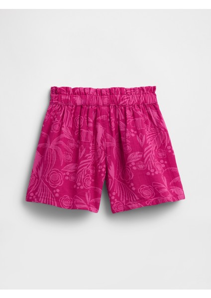 Kız Çocuk Koyu Pembe Örme Şort modelleri