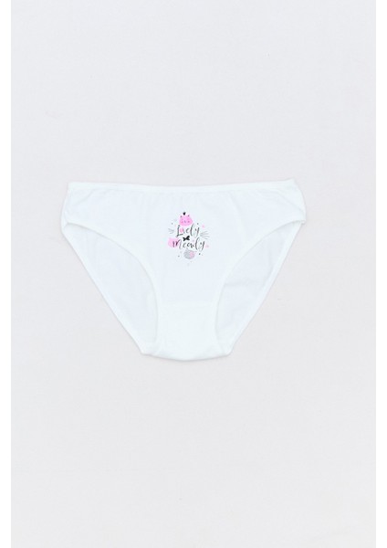 Çizgili Kalp Baskılı 3 Lü Kız Çocuk Külot modelleri