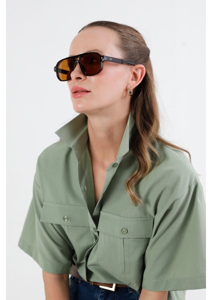 Metal Aksesuar Detaylı Güneş Gözlüğü fırsatları