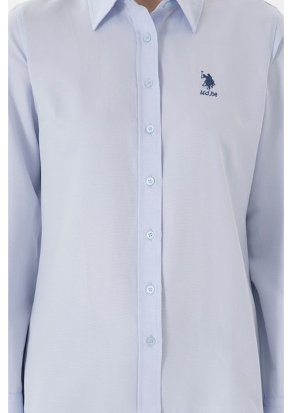 Kadın Açık Mavi Gömlek Basic 50298095-VR003