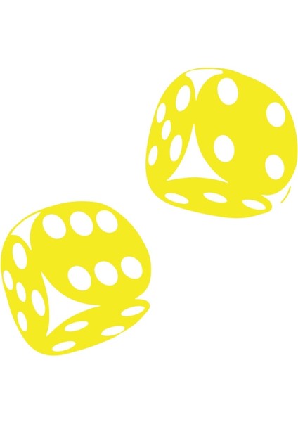 Zar Araba Sticker 17X17 cm Sarı