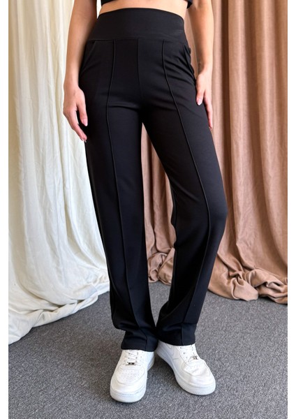 Kadın Çima Dikiş Çelik Örgü Darpaça Pantolon 0953 fırsatları