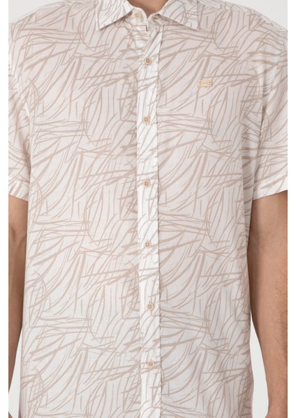 Erkek Taş Gömlek Kısa Kollu 50300434-VR049