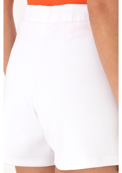 Kadın Beyaz Şort (Örme) 50300683-VR013
