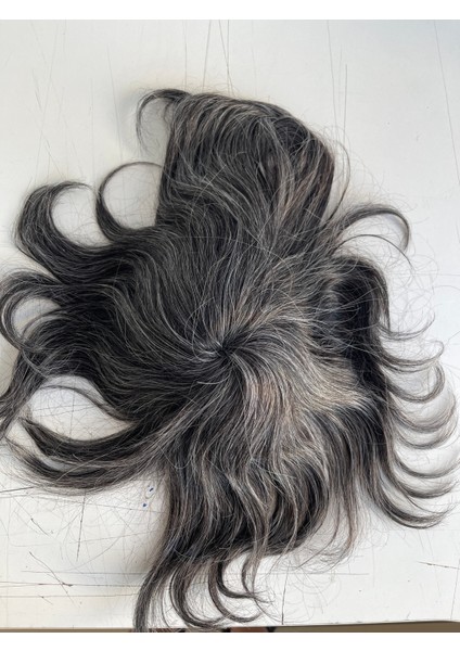 Protez Saç Erkek Q6 Yarım Tül 6x9 %40 Beyaz 1B Koyu Kestane fiyatları