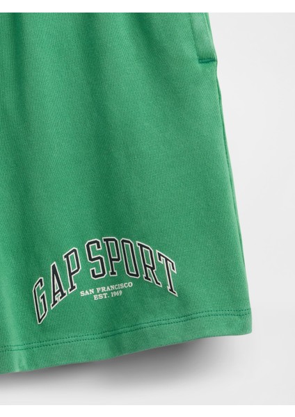 Erkek Çocuk Yeşil Gap Logo Easy Şort