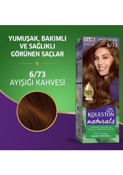 Naturals Saç Boyası Ayışığı Kahvesi 6/73 2x Paket