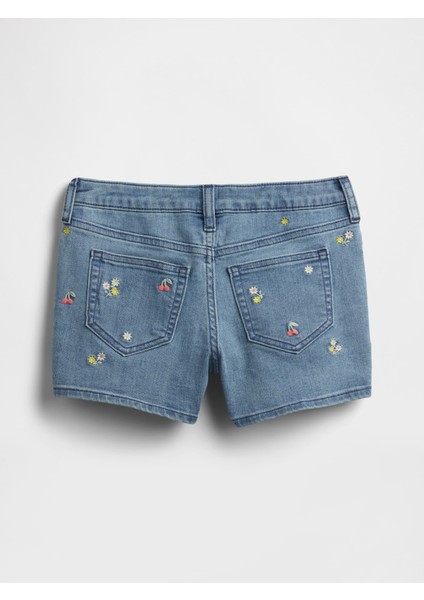 Kız Çocuk Mavi Easy Denim Şort modelleri