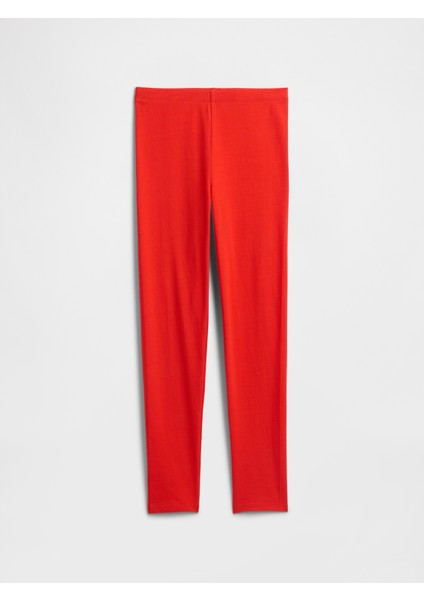 Kız Çocuk Kırmızı Pull-On Tayt
