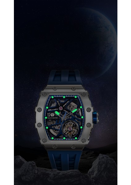 Elemental Serisi – Çelik Otomatik Saat TB8209A Silver - Mavi modelleri