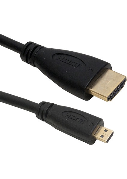 HDMI Erkek Micro HDMI Erkek Gold 1,5 Metre Kablo (5024)