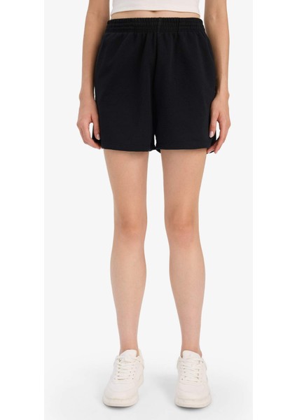 Regular Fit Beli Lastikli Basic Düz Şort F6803AX25HS
