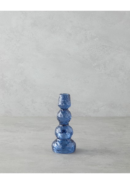 Stars Şamdan 17 cm Mavi