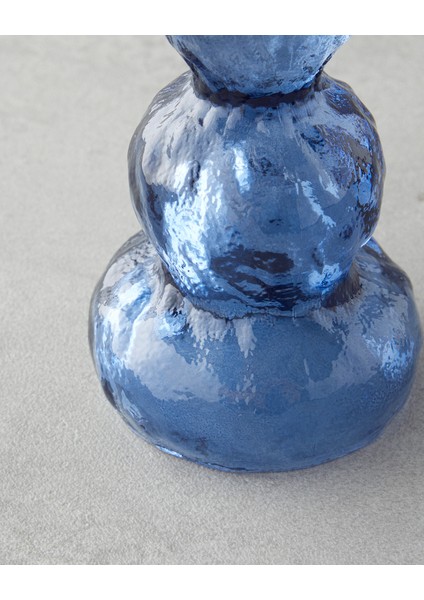 Stars Şamdan 17 cm Mavi