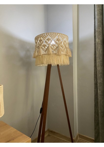 Tripod Ayaklı El Yapımı Makrome Lambader fiyatları