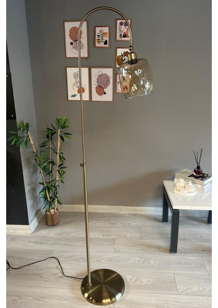 Cam Bal Rengi Lambader Modern Oturma Odası