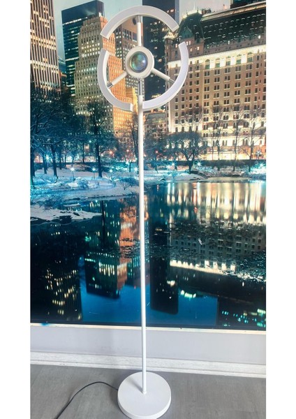 Rgb Modern LED Lambader Dim Edilebilir Oturma Odası Çalışma Odası Beyaz Renk fiyatları