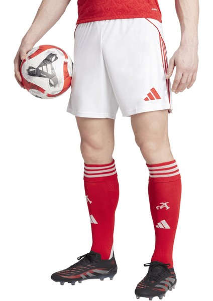 AJI9515 Adidas Arsenal 25-26 Home Erkek Şort ve Kapri Beyaz