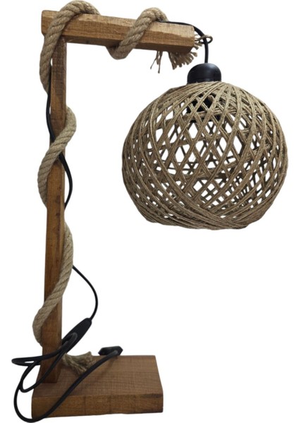 Ahşap Tek Ayak Lambader