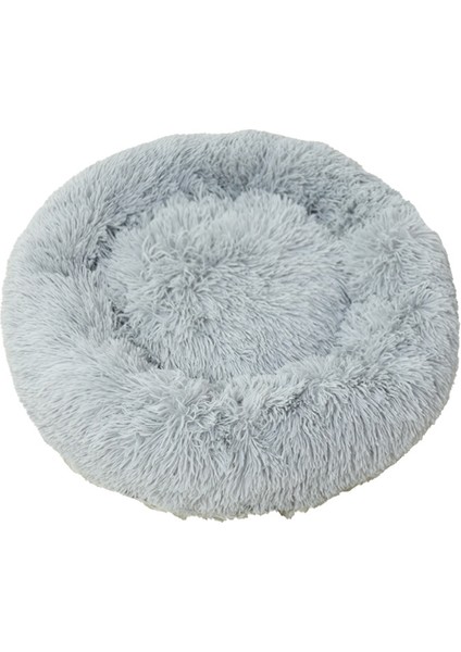 Kedi Kumu Yuvarlak Yuva Peluş Pet Yatak (Yurt Dışından)