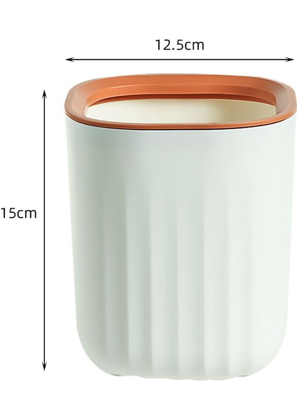 Masaüstü Çöp Kutusu Sevimli Küçük Boy Yatak Odası Başucu Basit Saklama Kutusu Kapaksız Ofis Masası Mini Çöp Kutuları (Yurt Dışından)