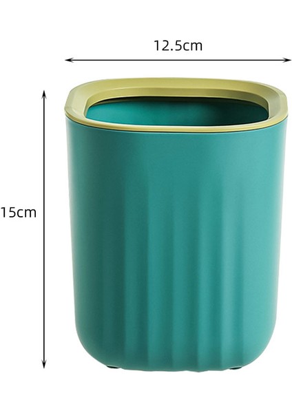 Masaüstü Çöp Kutusu Sevimli Küçük Boy Yatak Odası Başucu Basit Saklama Kutusu Kapaksız Ofis Masası Mini Çöp Kutuları (Yurt Dışından)