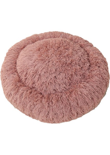 Kedi Kumu Yuvarlak Yuva Peluş Pet Yatak (Yurt Dışından)