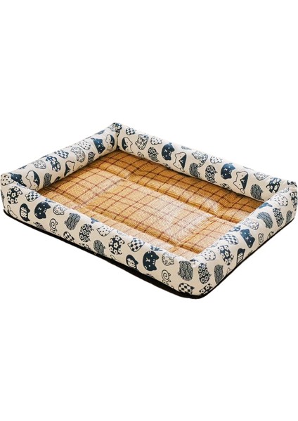 Kedi Kumu Yuvarlak Yuva Peluş Pet Yatak (Yurt Dışından)