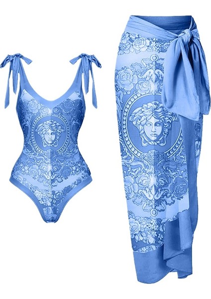 Yaz Tek Parça Takım Elbise Tatil Tarzı Mayo Kadın Tatil Mayo (Yurt Dışından)