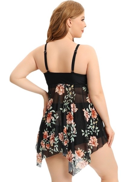 Yaz Büyük Beden Mayo Kadın Sıcak Bahar Çabuk Kuruyan File Etek Bölünmüş Mayo Boxer Şort (Yurt Dışından) fiyatları