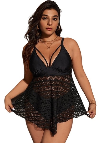 Kadınlar Için Yazlık Yeni Mayo, Iki Parçalı Takım, Büyük Beden, Muhafazakar Plaj Mayosu Kadınlar Için Beden: 2xl, Göğüs 97CM (Yurt Dışından)