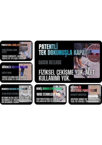 3.8m Kevlar Yalıtkan/Yüksek Gerilime Dayanıklı Uzatma Teleskopik Merdiven AC25KV - 1600EKP
