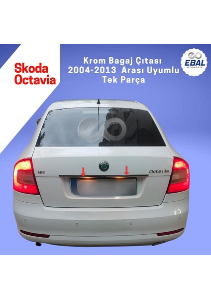 Skoda Octavia A5 Krom Bagaj Çıtası 2004-2013 P. Çelik fırsatları