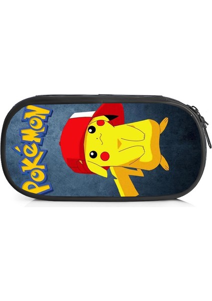 Pikachu Büyük Kapasiteli Kalem Kutusu Kalem Kutusu Kırtasiye Çantası Kozmetik Çantası Kozmetik Çantası (Yurt Dışından)
