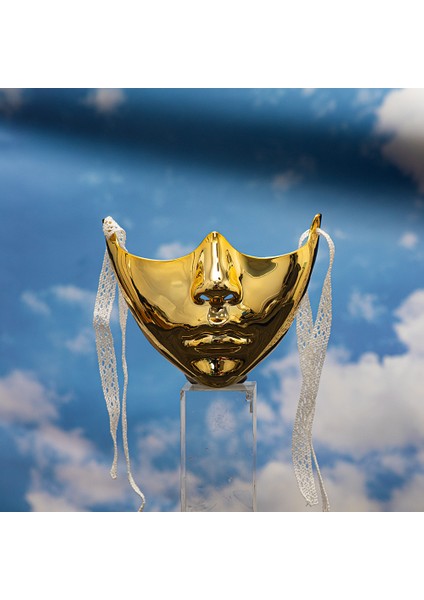 Erkekler ve Kadınlar Için Yeni Renkli Alt Yarım Yüz Cos Beauty Props Ayarlanabilir Koleksiyon Maskeleri (Yurt Dışından)