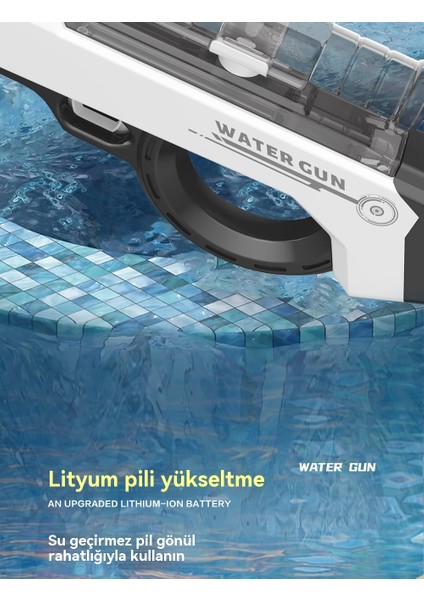 Çocuk Oyuncakları - Elektrikli Su Tabancası - Büyük Kapasiteli Tam Otomatik Oyuncaklar (Yurt Dışından) fırsatları