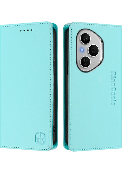 Honor 400 Pro 5g Deri Kılıf Telefon Kılıfı Rfıd Engelleme Cüzdan Standı ile (Yurt Dışından)