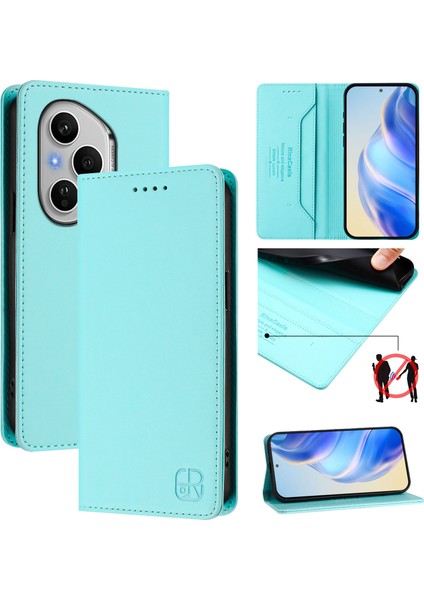 Honor 400 Pro 5g Deri Kılıf Telefon Kılıfı Rfıd Engelleme Cüzdan Standı ile (Yurt Dışından) fiyatları