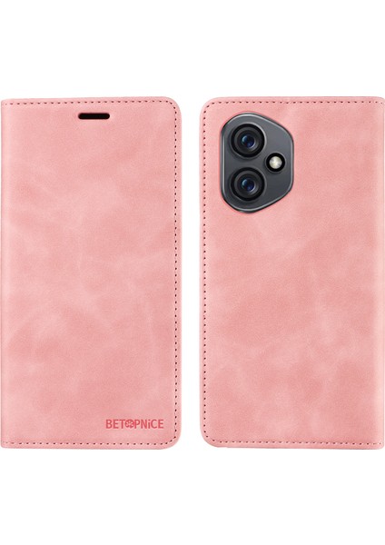 Honor 400 5g Manyetik Kapatma Rfıd Engelleme Cüzdan Standı Deri Telefon Kılıfı (Yurt Dışından)